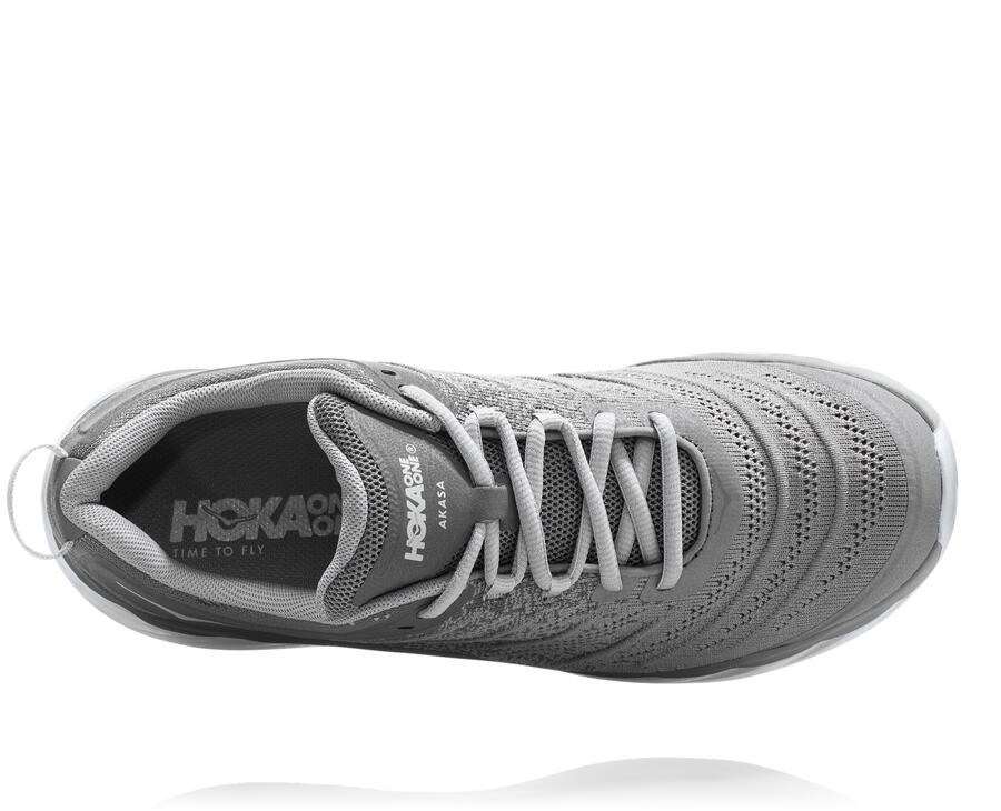 Hoka One One Hardloopschoenen Heren - Akasa - Grijs - OR7625341